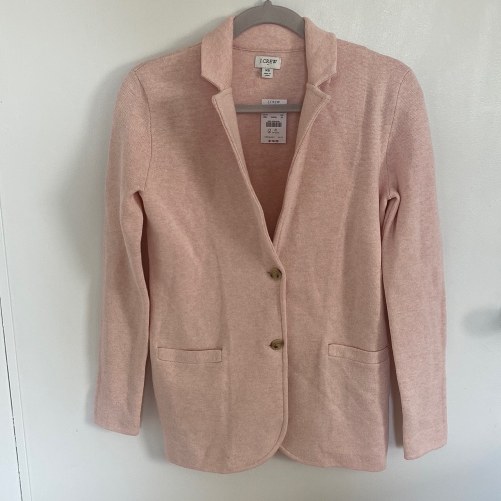 JCrew Blazer Sweater - Pink